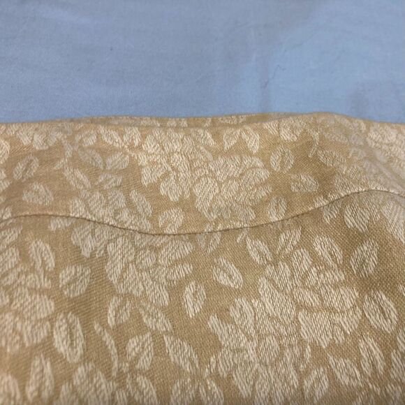 Villager Liz Claiborne Linen Skirt 14 Floral Jacquard Pencil Lined Cottage Class - Picture 4 of 9